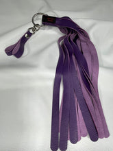 Load image into Gallery viewer, Finger Flogger: Purple Leather with Celtic Knot Concho