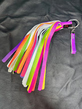 Load image into Gallery viewer, Finger Flogger, Rainbow Leather with Pride Heart