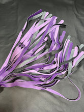 Load image into Gallery viewer, Flogger: Purple & Black Leather with Purpleheart Handle