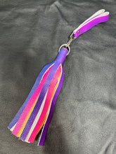 Load image into Gallery viewer, Finger Flogger Mini: Rainbow Leather with Pride Heart Impact Sensation