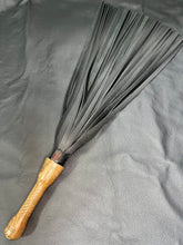 Load image into Gallery viewer, Flogger: Black Leather with Walnut Handle