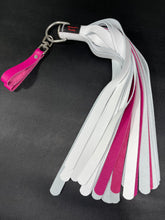 Load image into Gallery viewer, Finger Flogger: White and Pink with Sparkle Conch
