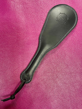 Load image into Gallery viewer, Leather Paddle: Buffalo, Shot Loaded