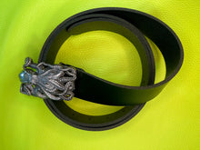 Load image into Gallery viewer, Belt: Black Leather Octopus