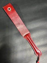 Load image into Gallery viewer, Strap: Red Buffalo Leather Slapper with Grommet