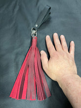 Load image into Gallery viewer, Finger Flogger Mini: Red & Black Leather
