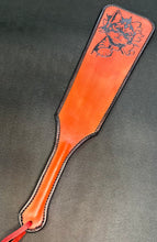 Load image into Gallery viewer, Leather Paddle: Power Kitty