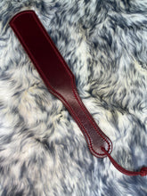 Load image into Gallery viewer, Leather Paddle: Red Buffalo Mini