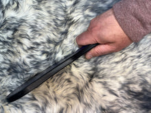 Load image into Gallery viewer, Leather Paddle: Blue Crocodile Embossed