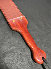 Load image into Gallery viewer, Leather Strap: Canadian Prison Strap, Padauk Handle