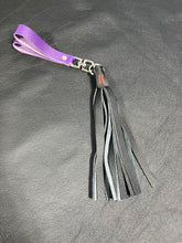 Load image into Gallery viewer, Finger Flogger Mini: Black & Purple Leather