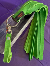 Load image into Gallery viewer, Finger Flogger, Full Size, Green Leather with Spinner
