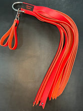 Load image into Gallery viewer, Finger Flogger: Red Leather with Spider Concho