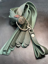 Load image into Gallery viewer, Finger Flogger: Dark Green with Decorative Concho
