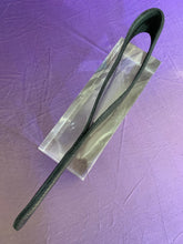Load image into Gallery viewer, Strap: black water buffalo leather slapper