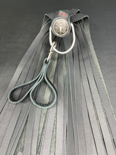 Load image into Gallery viewer, Finger Flogger: Black Leather with Spider Concho