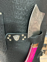 Load image into Gallery viewer, Leather Apron: Gator Embossed Cow Leather-on SALE