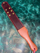 Load image into Gallery viewer, Strap: Bloodwood Hardwood Handle, Rivets