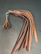 Load image into Gallery viewer, Finger Flogger: Olive Brown Leather with Chimera