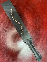 Load image into Gallery viewer, Strap: Black Latigo Slapper with Rivets