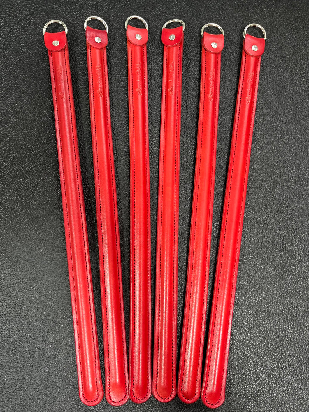Cane: Leather-Bound, Red