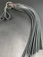 Load image into Gallery viewer, Finger Flogger: Black Leather with Spider Concho