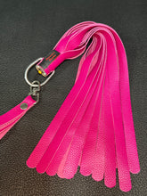 Load image into Gallery viewer, Finger Flogger: Pink Leather with Daisy Concho