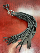 Load image into Gallery viewer, Finger Flogger: Black Leather, Spider Concho