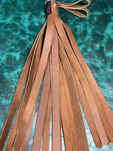 Load image into Gallery viewer, Finger Flogger: Brown Leather with Tree of Life Concho