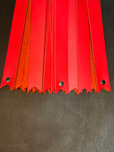 Load image into Gallery viewer, Finger Flogger: Red Leather with Spider Concho