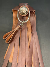 Load image into Gallery viewer, Finger Flogger: Olive Brown Leather with Chimera