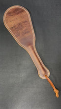 Load and play video in Gallery viewer, Leather Paddle: Buffalo OTK in Medium Brown