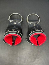 Load image into Gallery viewer, Cuffs: Suspension Cuffs, Black with Red Leather Liner, One Pair
