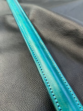 Load image into Gallery viewer, Cane: Leather-Bound, Turquoise
