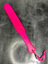 Load image into Gallery viewer, Leather Paddle: Pink Barricuda
