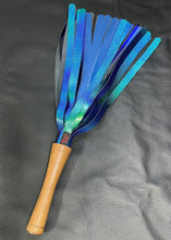 Load image into Gallery viewer, Flogger: Iridescent Leather With Hardwood Handle
