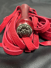 Load image into Gallery viewer, Flogger: Red Leather with Red Handle
