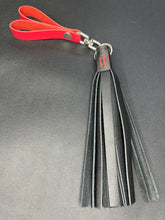 Load image into Gallery viewer, Finger Flogger Mini: Black &amp; Red Leather
