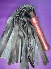 Load image into Gallery viewer, Flogger: Purpleheart and Black Leather Mop
