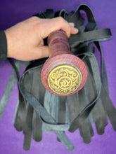 Load image into Gallery viewer, Flogger: Purpleheart and Black Leather Mop
