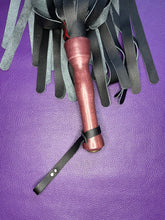 Load image into Gallery viewer, Flogger: Purpleheart and Black Leather Mop
