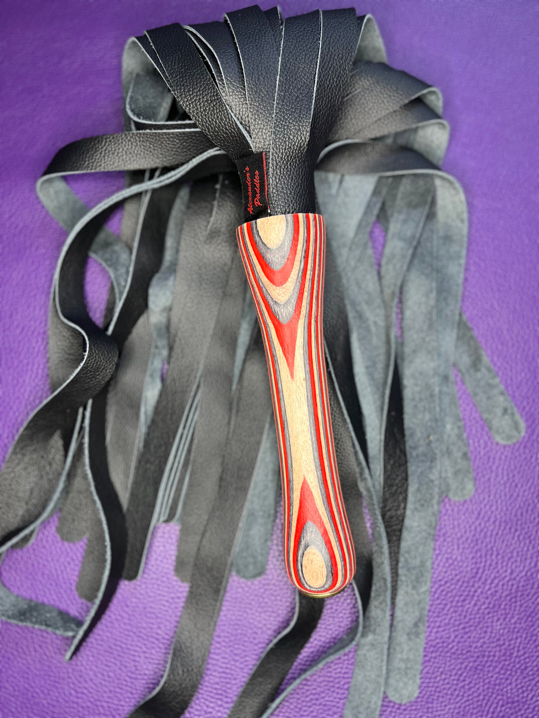 Flogger: Spectra ply & Black Leather Mop