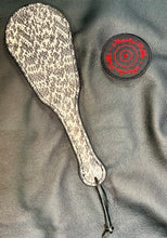 Load image into Gallery viewer, Leather Paddle: Snakeskin Print
