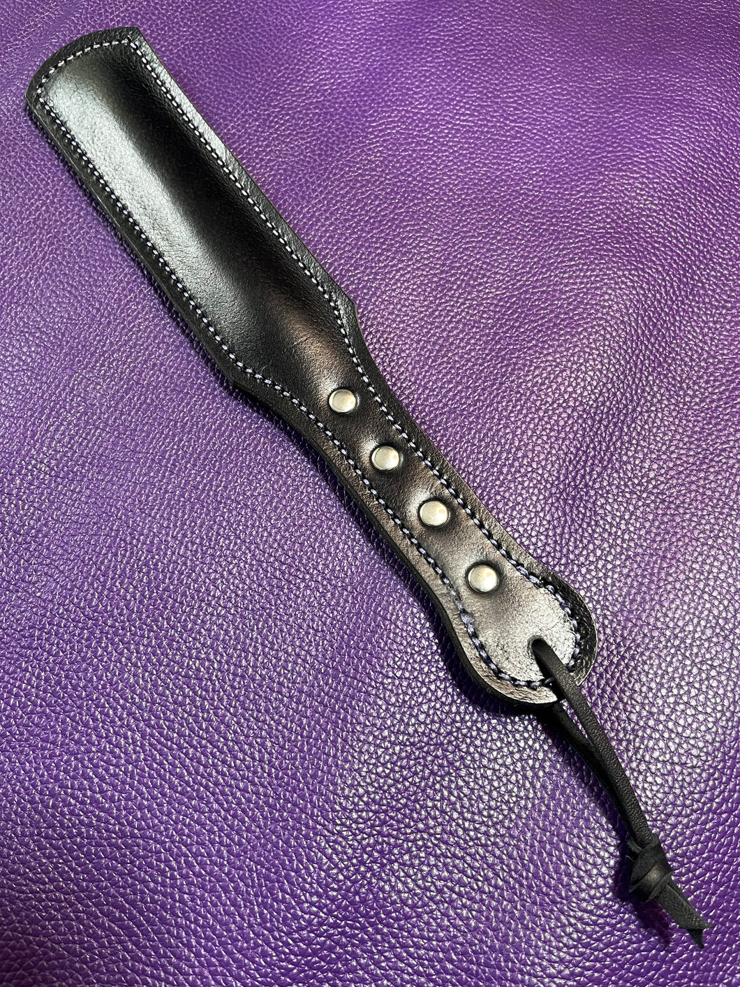 Leather Paddle: Buffalo, Shot Loaded Blackjack