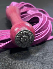 Load image into Gallery viewer, Flogger: Pink Leather on Pink Hardwood
