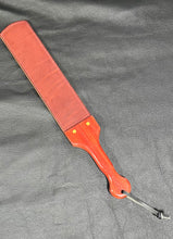 Load image into Gallery viewer, Leather Strap: Canadian Prison Strap, Padauk Handle
