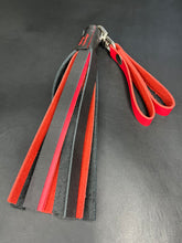 Load image into Gallery viewer, Finger Flogger Mini: Black &amp; Red Leather
