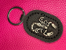 Load image into Gallery viewer, Fob, Textured Leather with Scorpion
