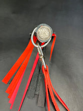 Load image into Gallery viewer, Finger Flogger Mini: Black &amp; Red Leather
