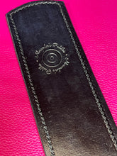 Load image into Gallery viewer, Strap: Black Leather with Hand-painted Red Dragon
